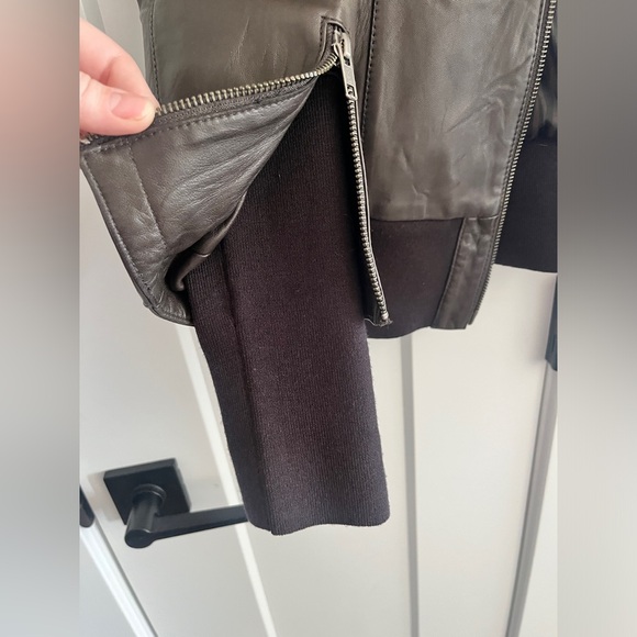 Small brown leather Mackage jacket NWOT - Picture 7 of 8